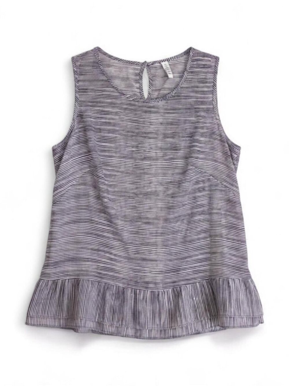 Elle Black & White Striped Tank Womens Small